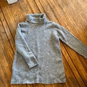 Grey Turtleneck Sweater